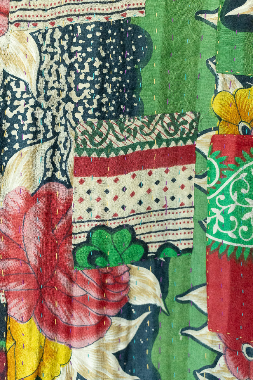 Dazzle Kantha Christmas Throw