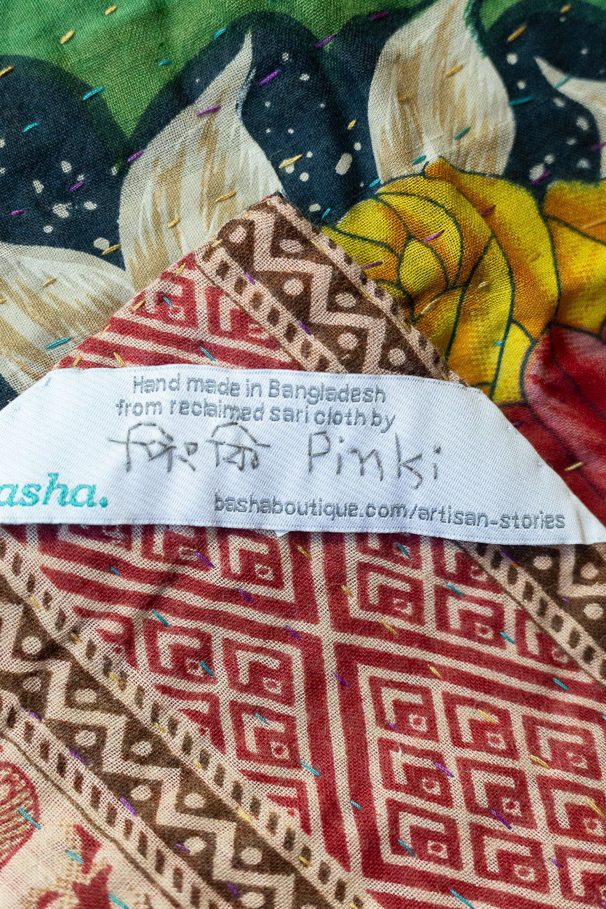 Dazzle Kantha Christmas Throw