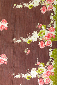 Dazzling Kantha Throw Blanket