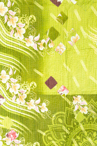Dazzling Kantha Throw Blanket