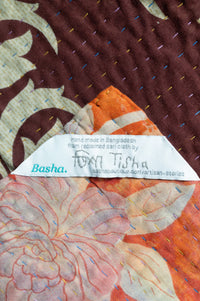 Dazzling Kantha Throw Blanket