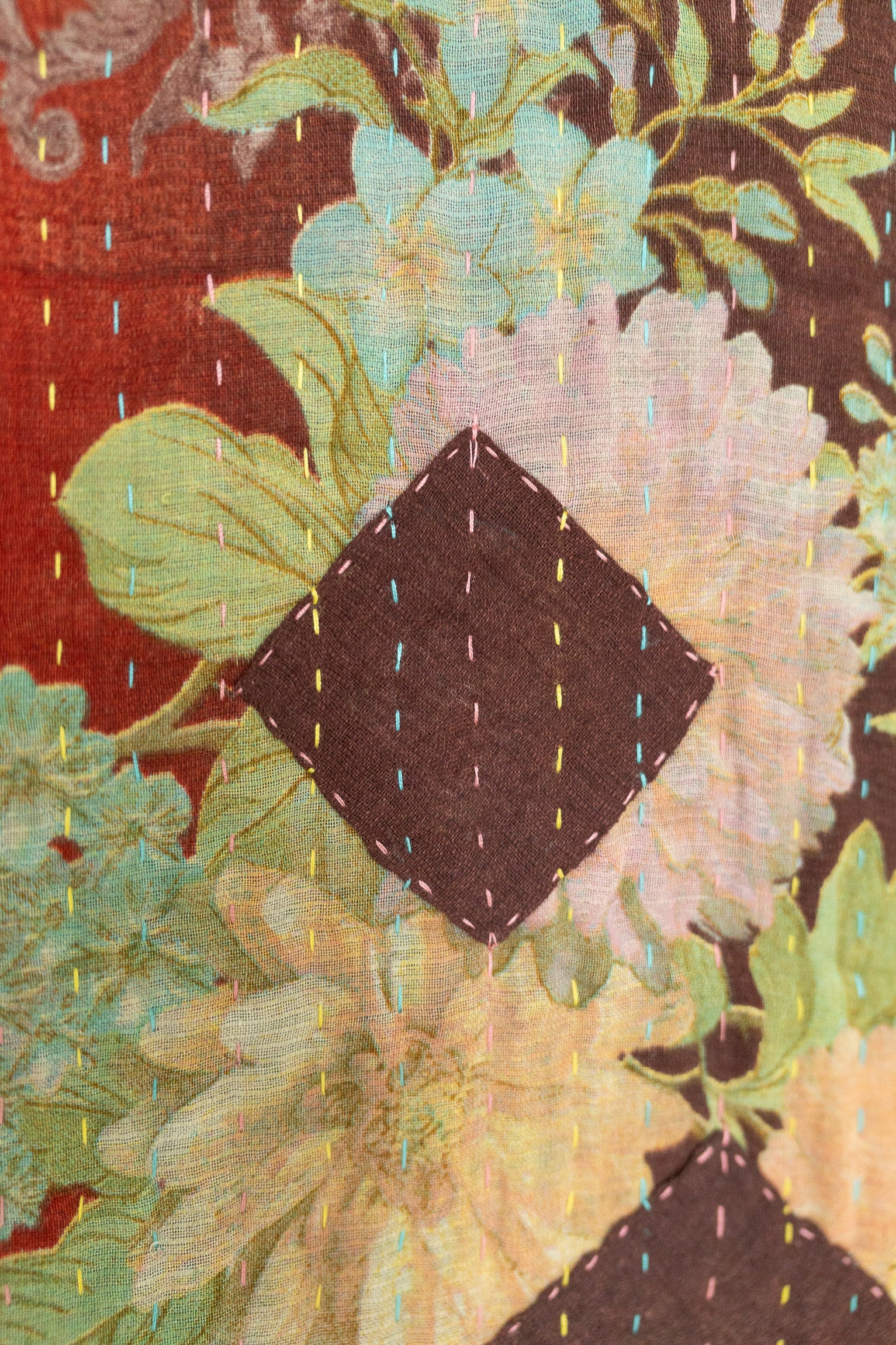 Dazzling Kantha Throw