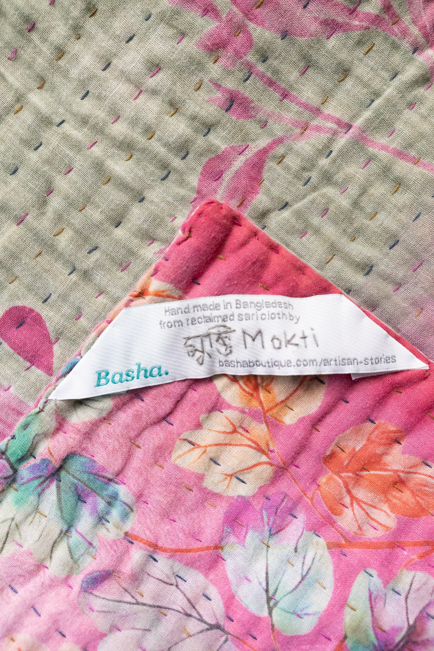 Dear No. 1 Mini Kantha Blanket