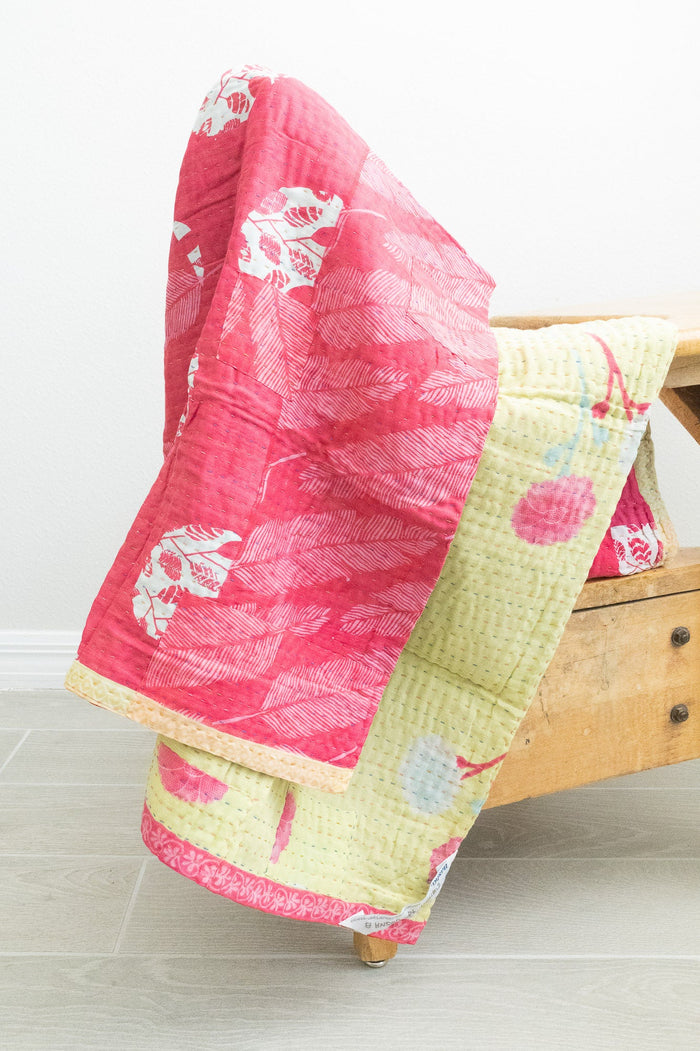 dignify Kantha Baby Blanket Quilt