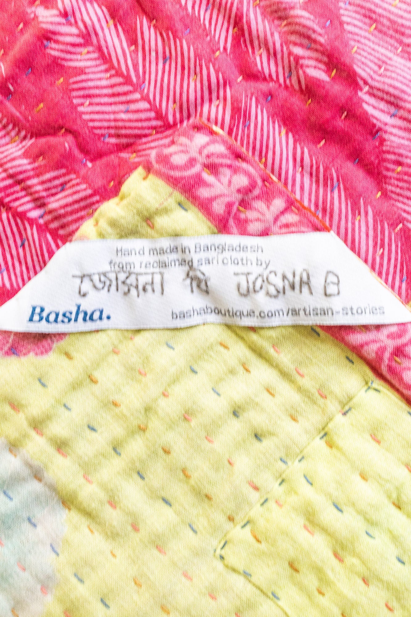 Dear No. 3 Kantha Baby Blanket