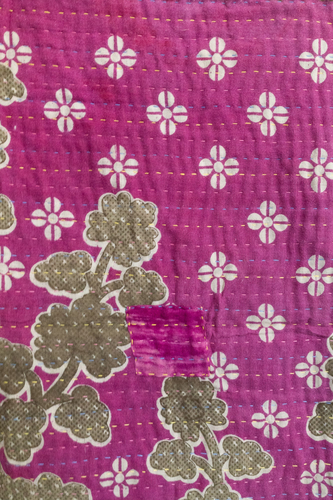 Dear No. 4 Kantha Baby Blanket