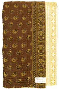 Kantha Silk Throw Blanket