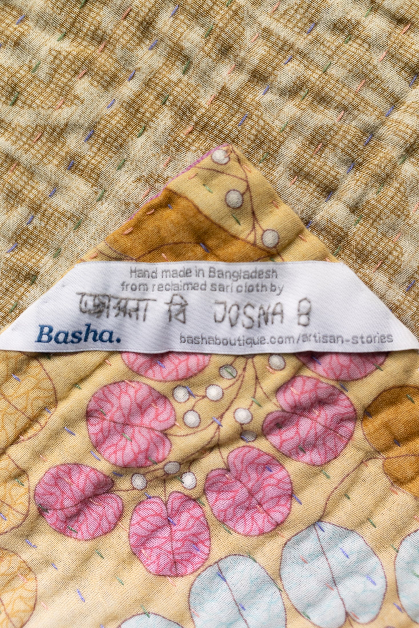 Dear No. 2 Mini Kantha Blanket