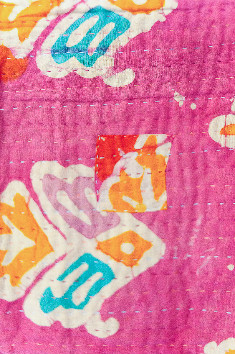 Dear No. 2 Kantha Baby Blanket