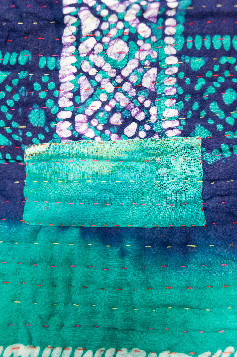 Dear No. 3 Kantha Baby Blanket