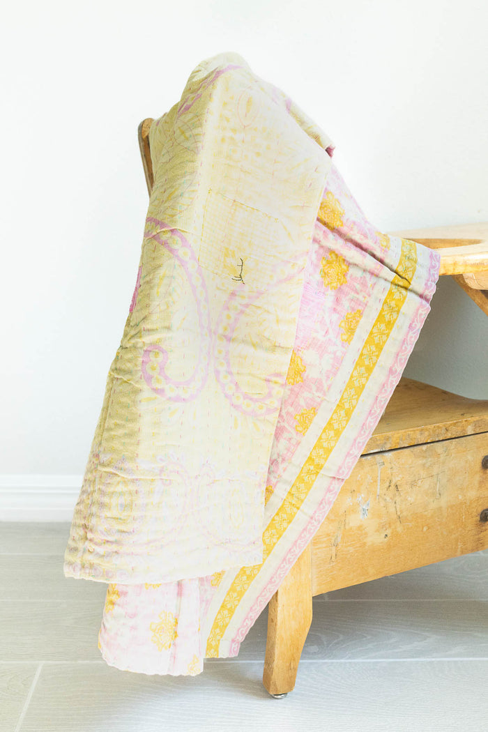 dignify Kantha Baby Blanket Quilt