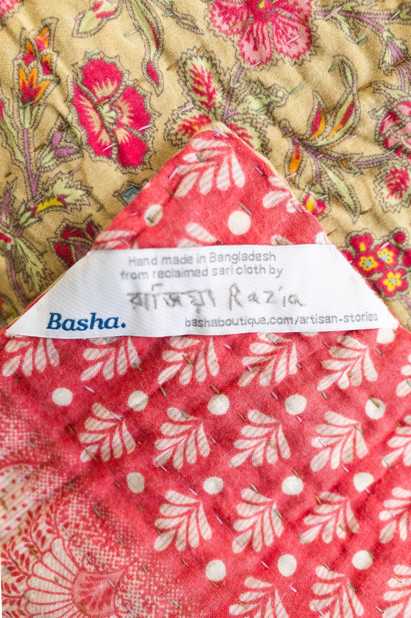 Dear No. 5 Kantha Baby Blanket