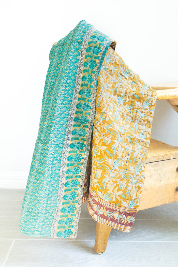 dignify Kantha Baby Blanket Quilt