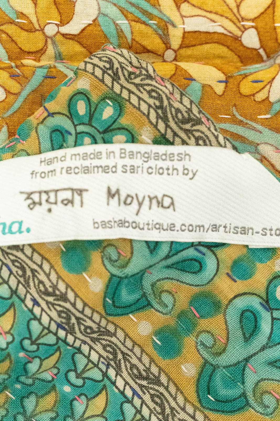 Dear No. 5 Kantha Baby Blanket