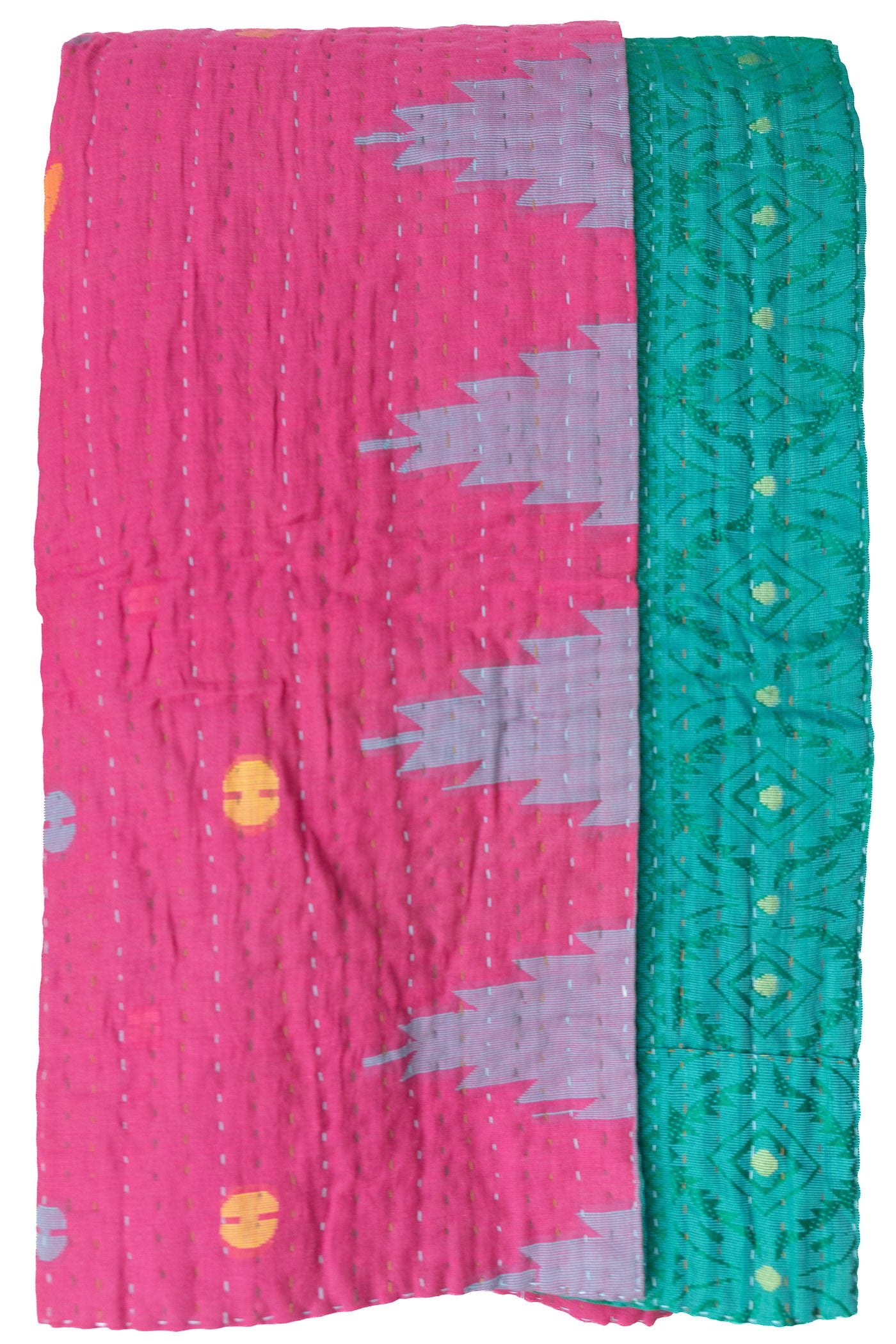 Dear No. 5 Silk Blend Kantha Throw Blanket