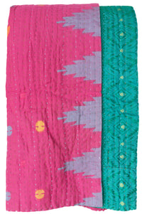 Dear No. 5 Silk Blend Kantha Throw Blanket