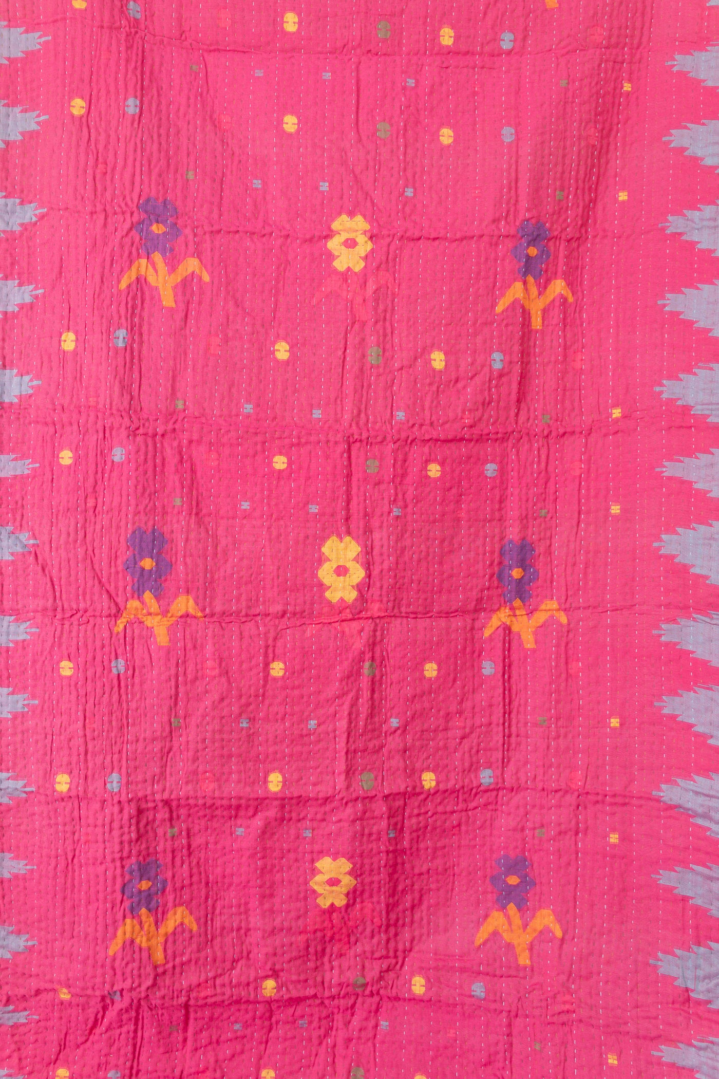 Dear No. 5 Silk Blend Kantha Throw Blanket