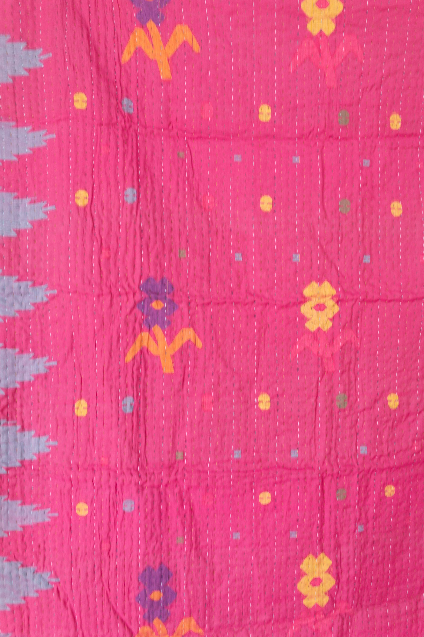 Dear No. 5 Silk Blend Kantha Throw Blanket