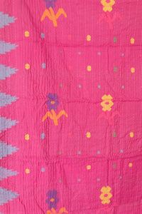 Dear No. 5 Silk Blend Kantha Throw Blanket