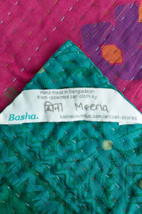Dear No. 5 Silk Blend Kantha Throw Blanket