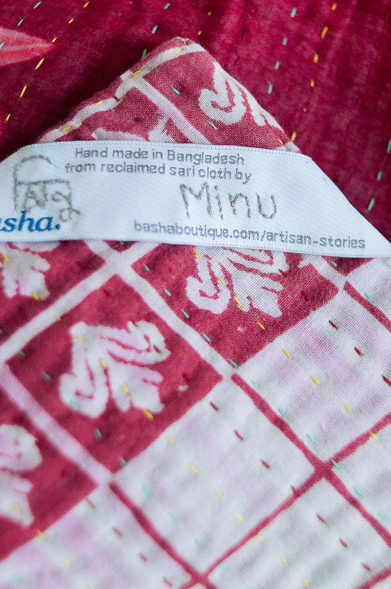 Dear No. 6 Kantha Baby Blanket