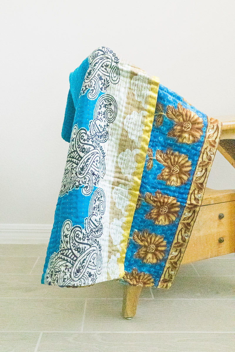 dignify Kantha Baby Blanket Quilt
