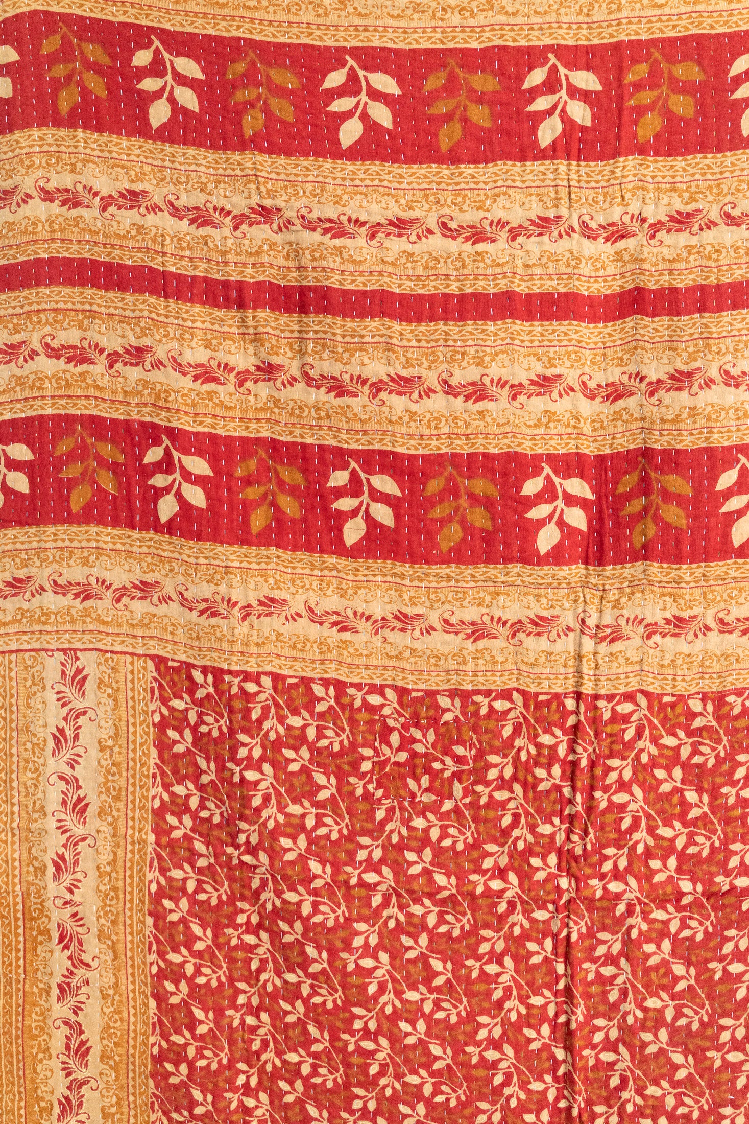 December Holiday Kantha Blanket