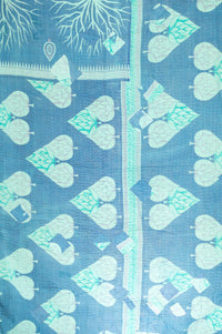 Deephearted Large Kantha Throw Blanket