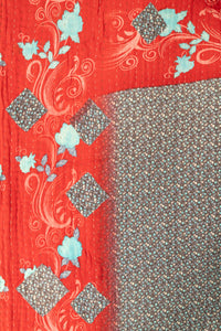 Deephearted Large Kantha Throw Blanket