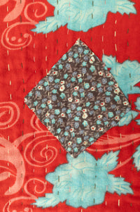 Deephearted Large Kantha Throw Blanket