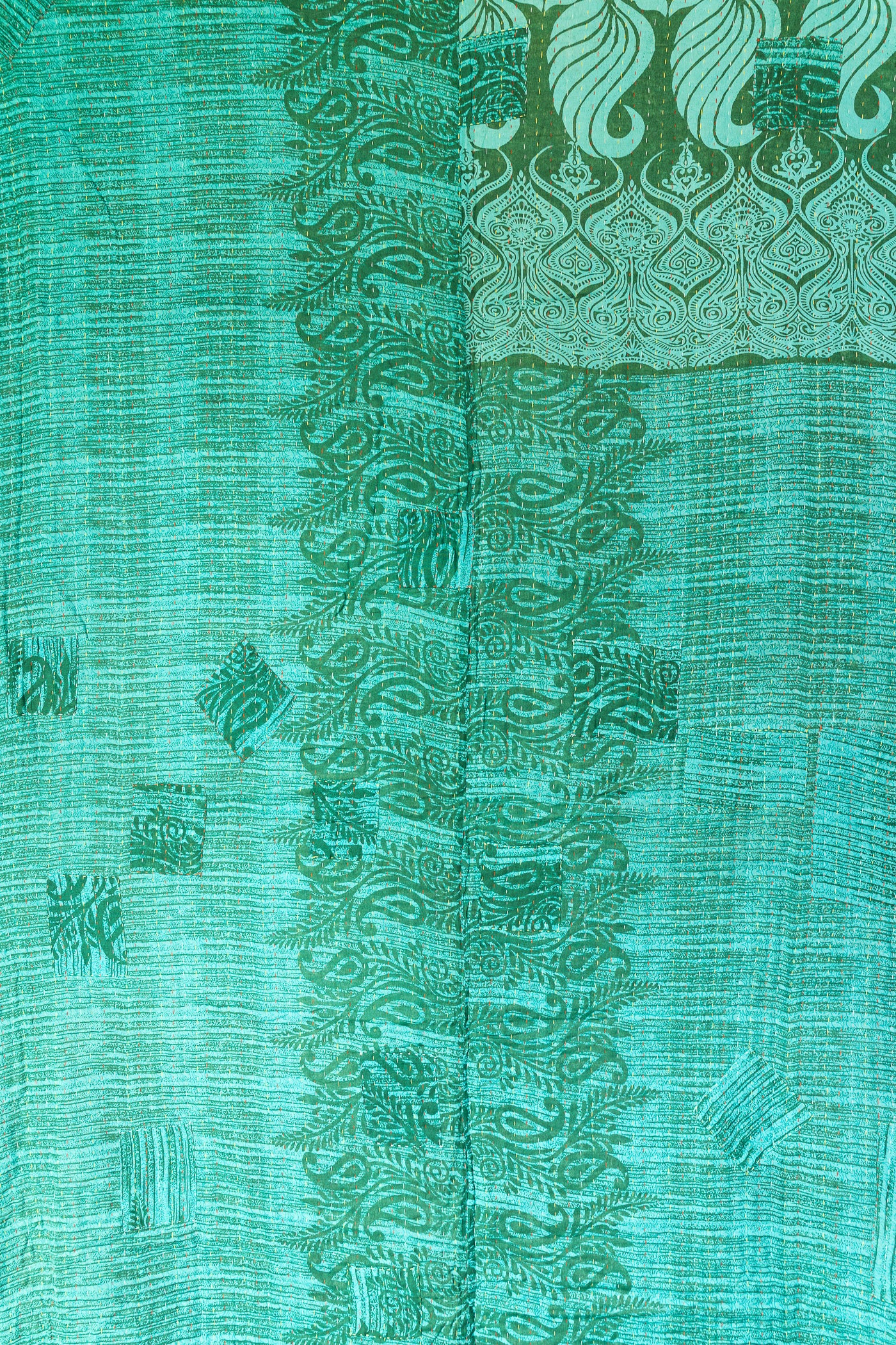 Deephearted Large Kantha Throw Blanket