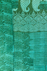 Deephearted Large Kantha Throw Blanket