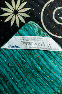 Deephearted Large Kantha Throw Blanket
