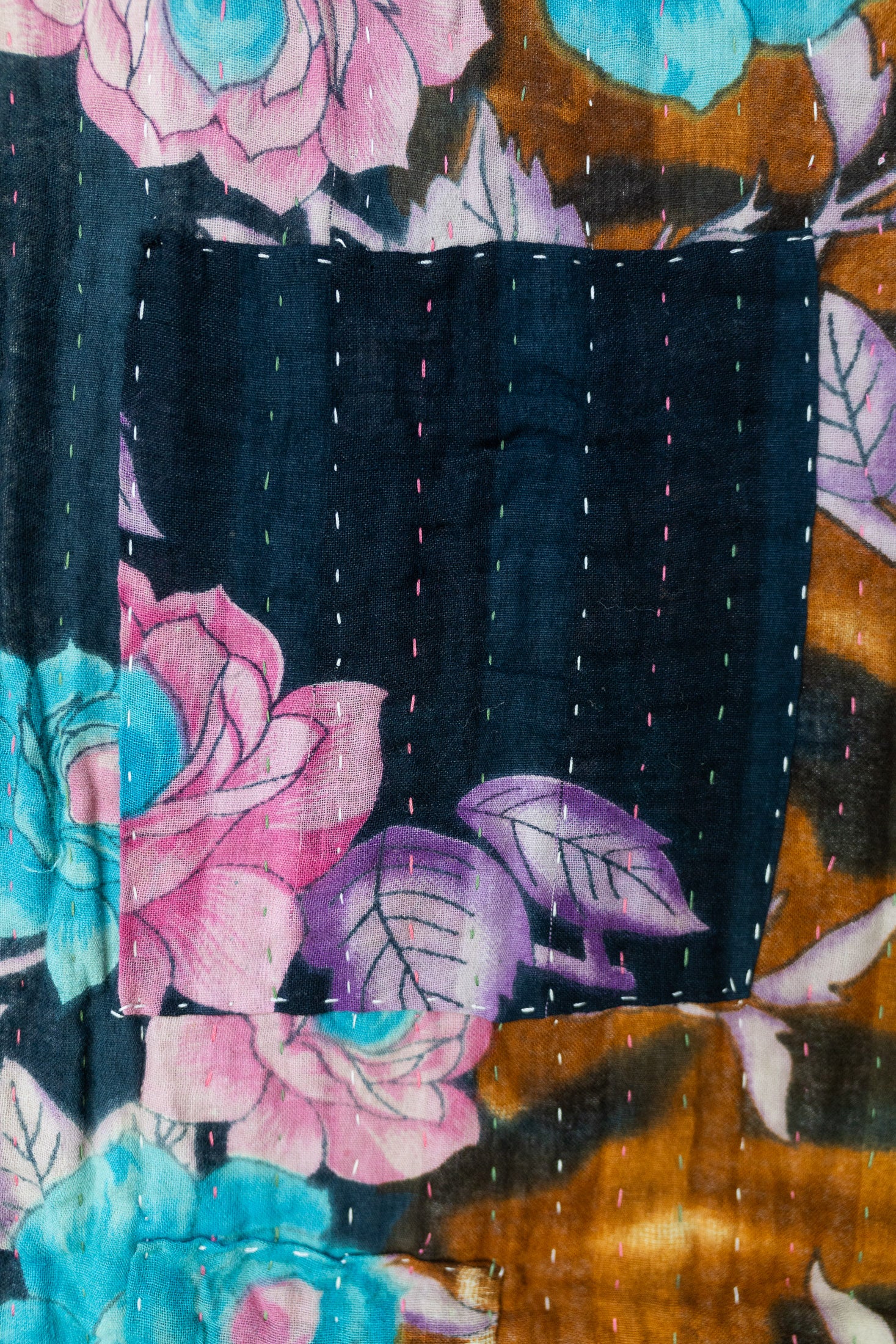 Delicate Kantha Throw