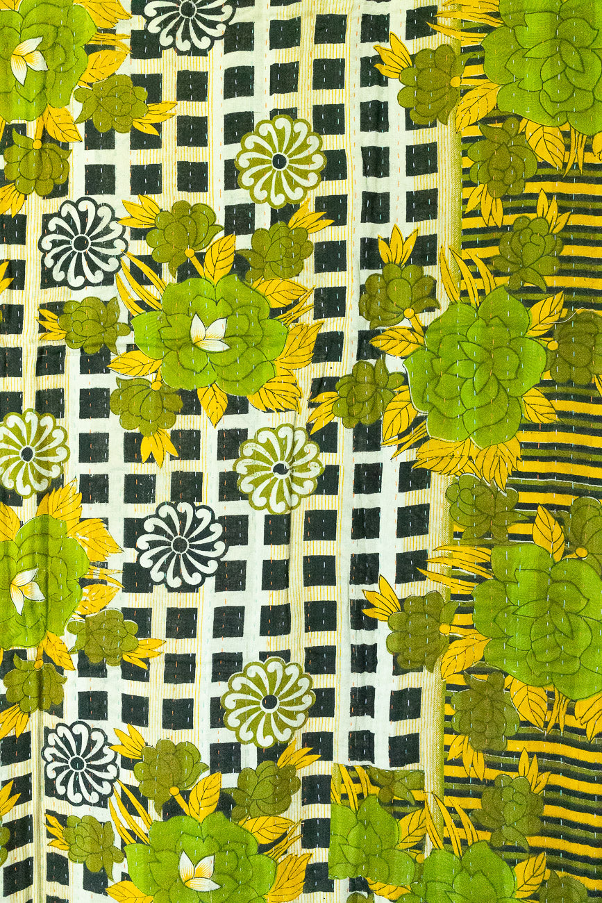 Delight Kantha Throw