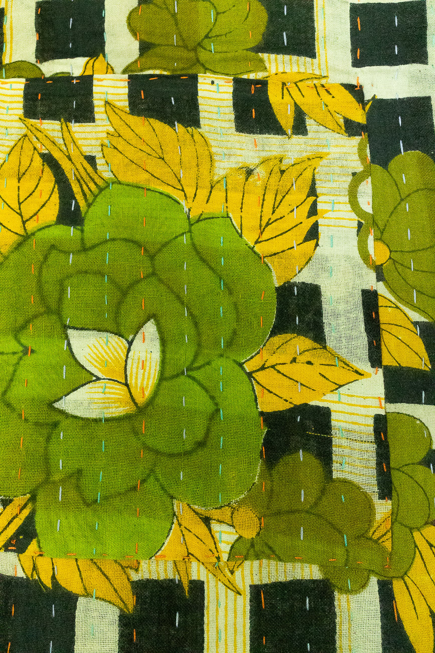 Delight Kantha Throw