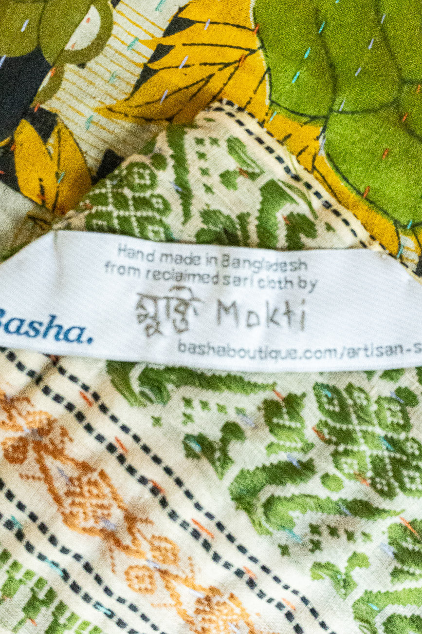 Delight Kantha Throw
