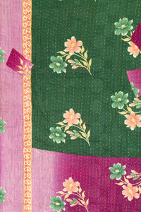 Delight Large Kantha Throw Blanket