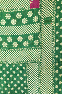 Delight Large Kantha Throw Blanket