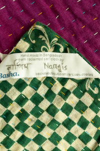 Delight Large Kantha Throw Blanket