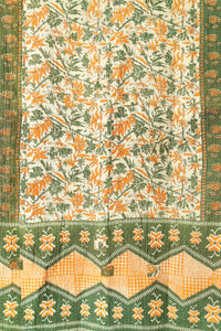 Kantha Throw Bed Quilt