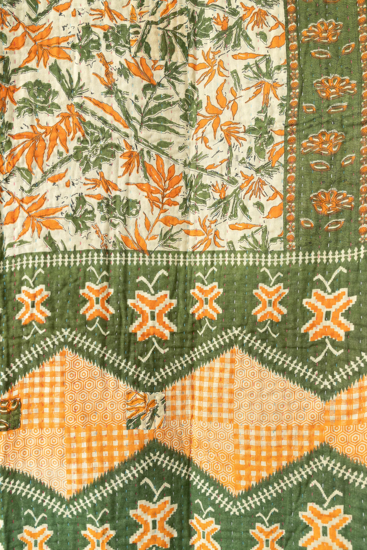 Delight Kantha Throw