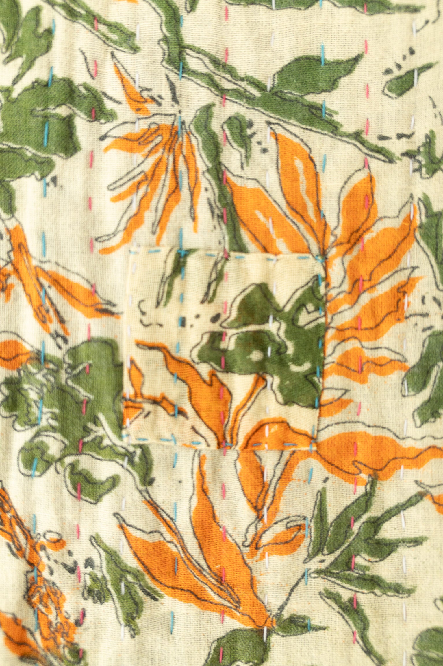 Delight Kantha Throw