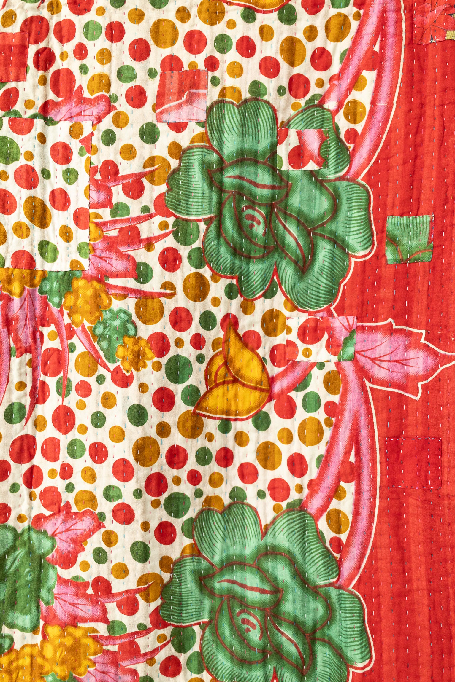 Delight Kantha Throw