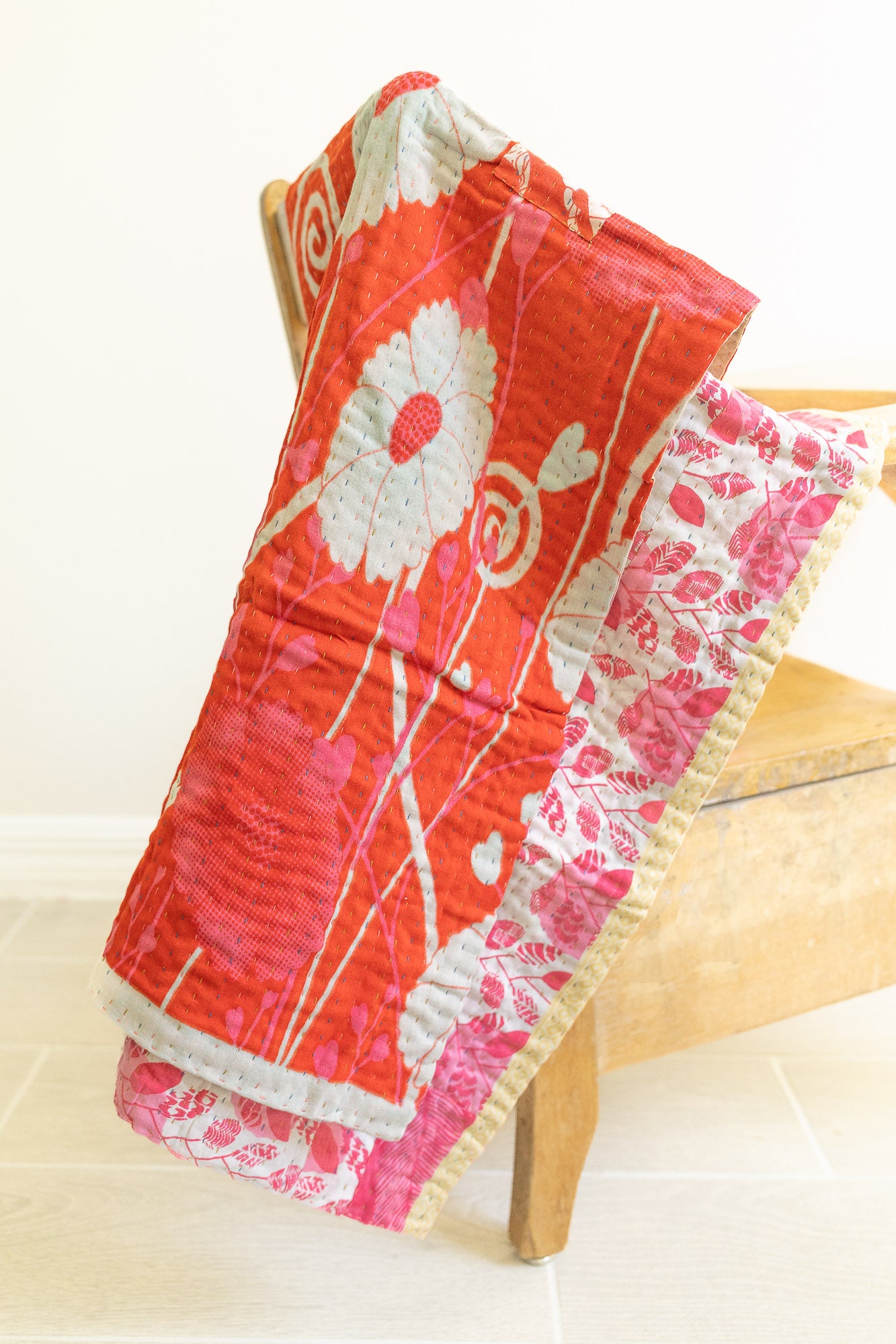 Delight No. 2 Kantha Baby Blanket