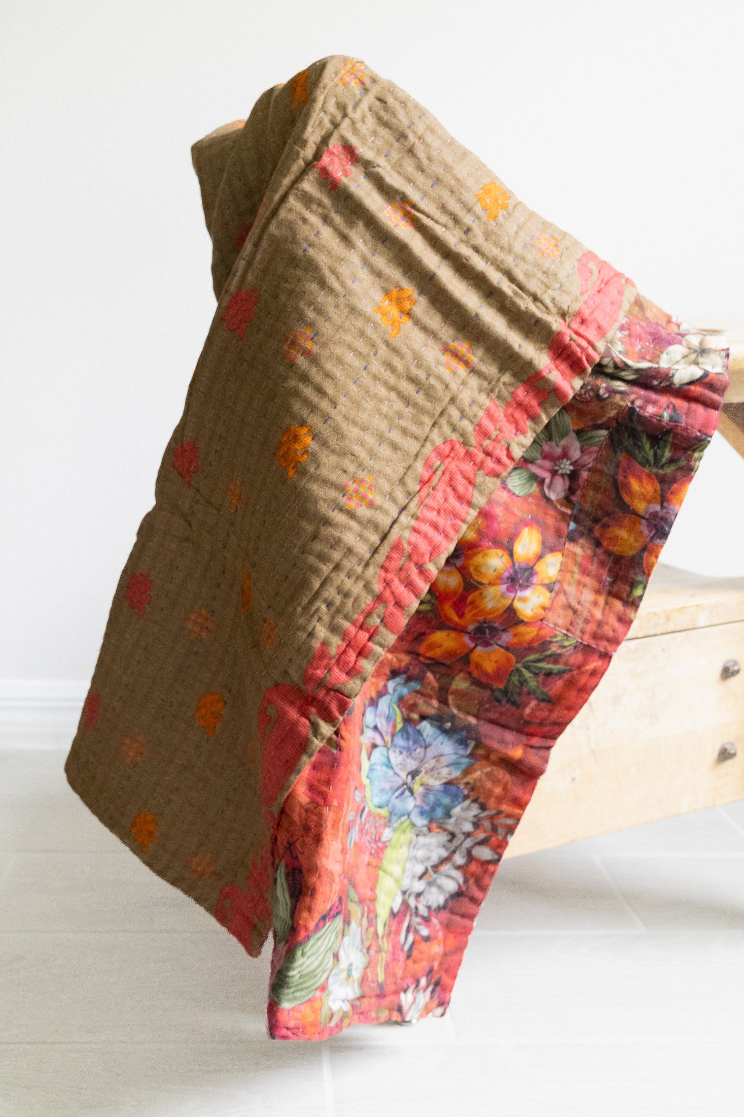 Delight No. 2 Mini Kantha Blanket