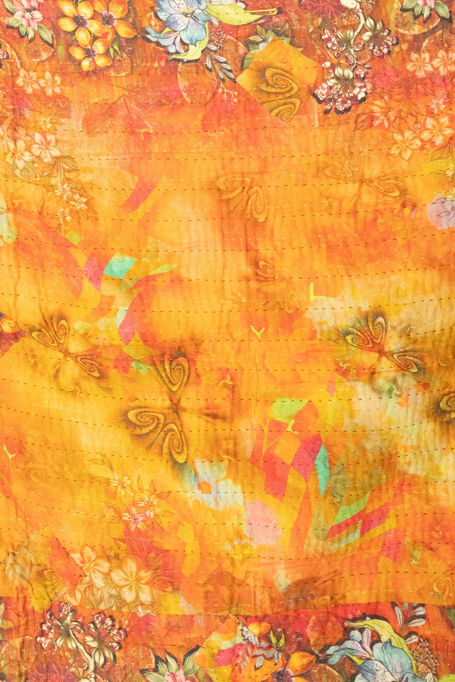 Delight No. 2 Mini Kantha Blanket