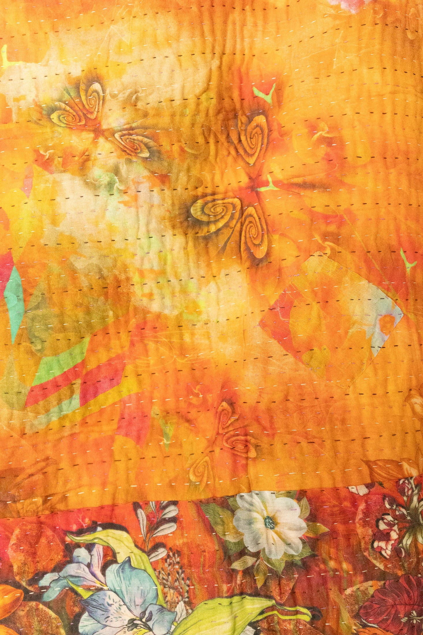 Delight No. 2 Mini Kantha Blanket