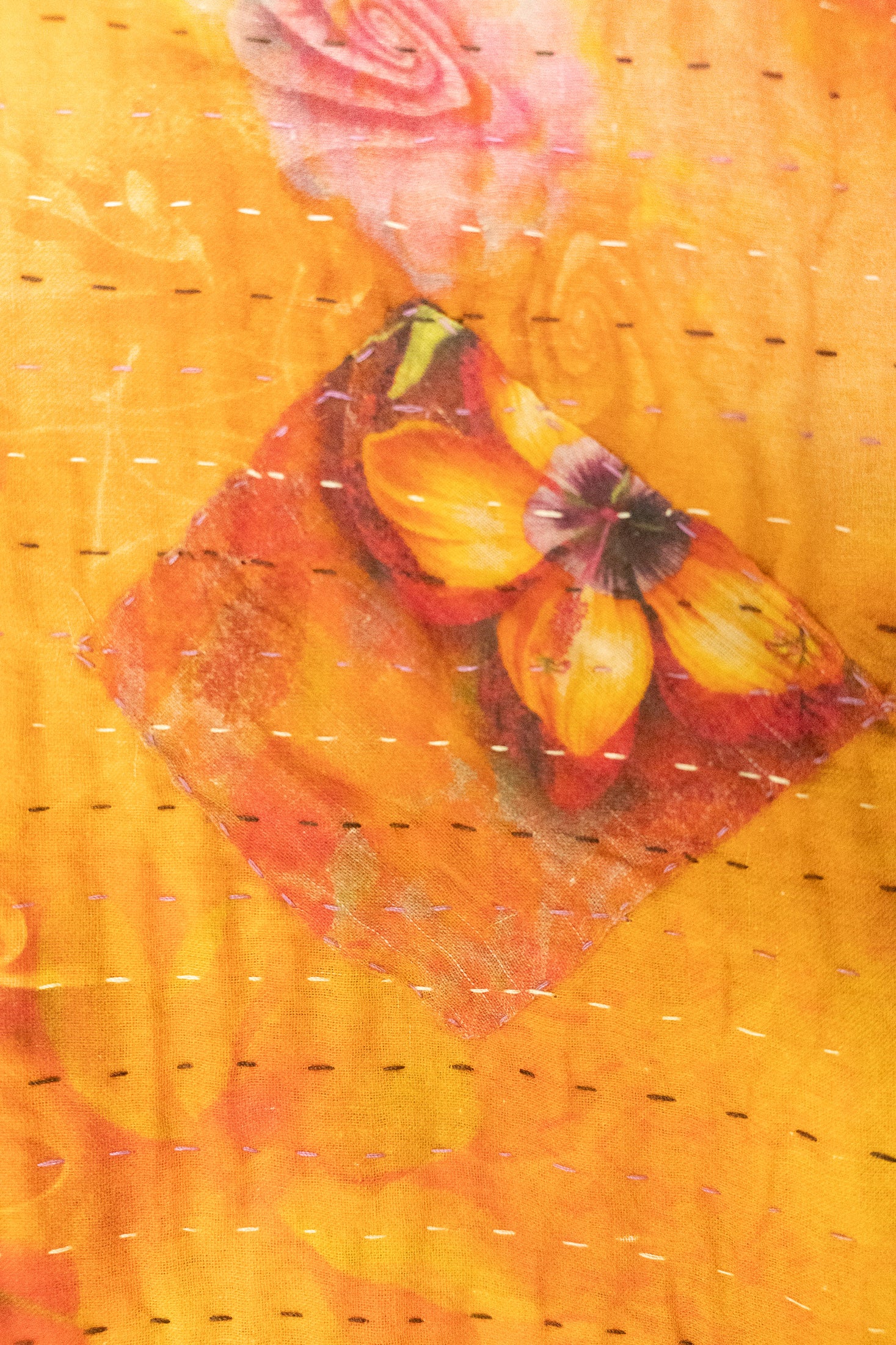 Delight No. 2 Mini Kantha Blanket