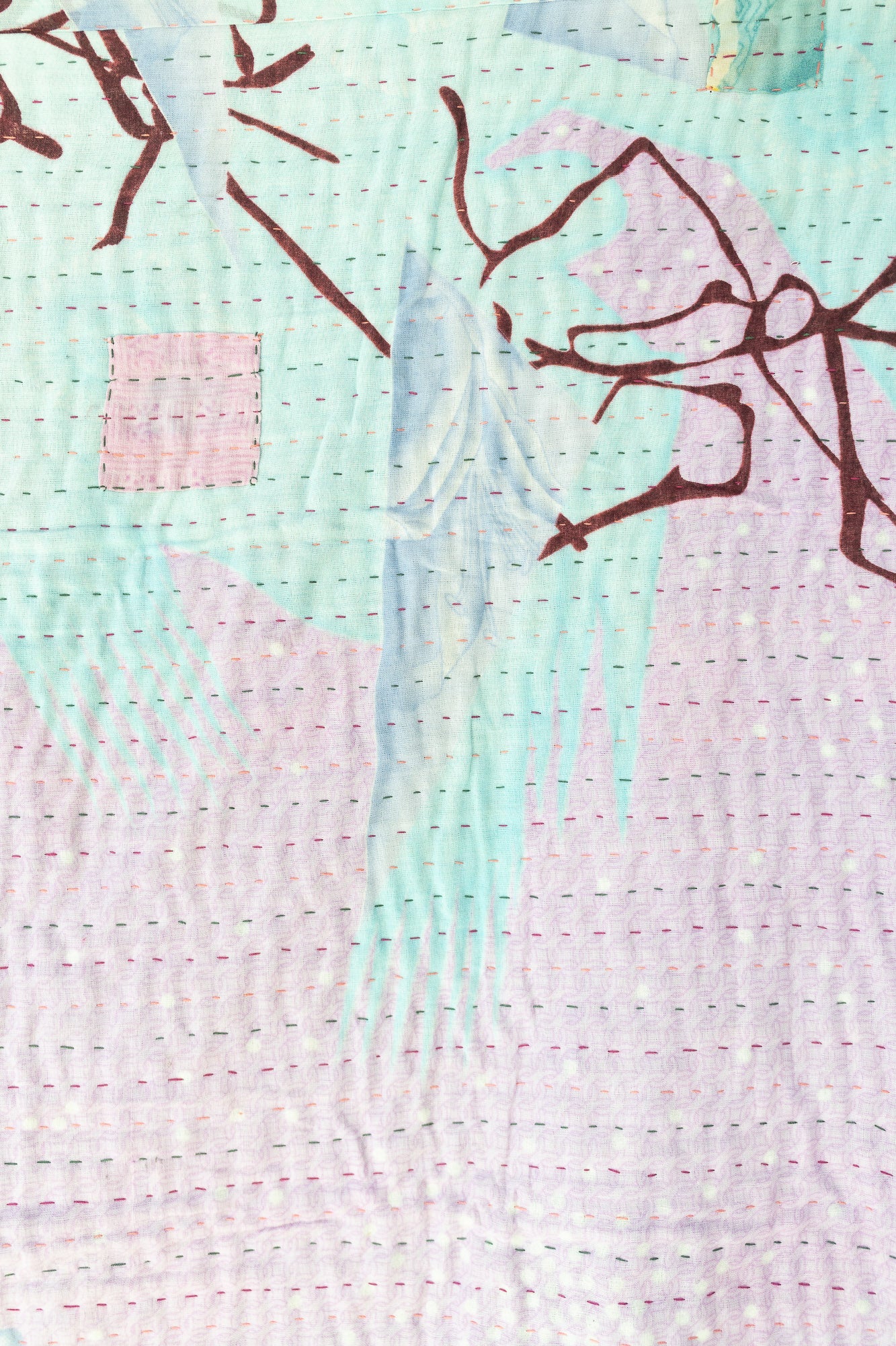 Delight No. 3 Kantha Baby Blanket